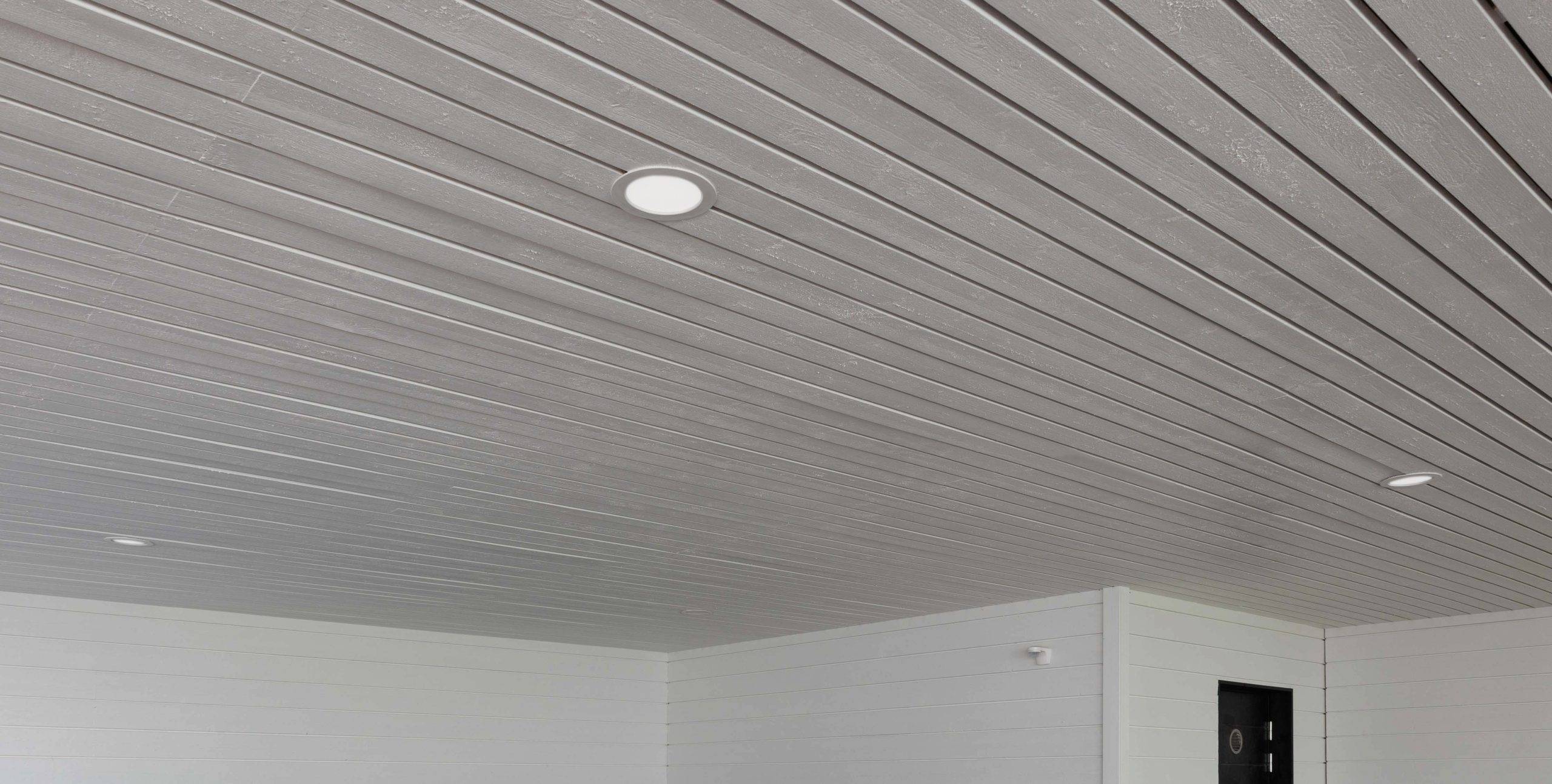 Plafond160 luminaires encastrés pour l'éclairage général des carports. Ledstore.fi